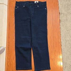 32 Degrees Heat Classic Women's Dark Blue Stretch Jeans Size Large Nwt